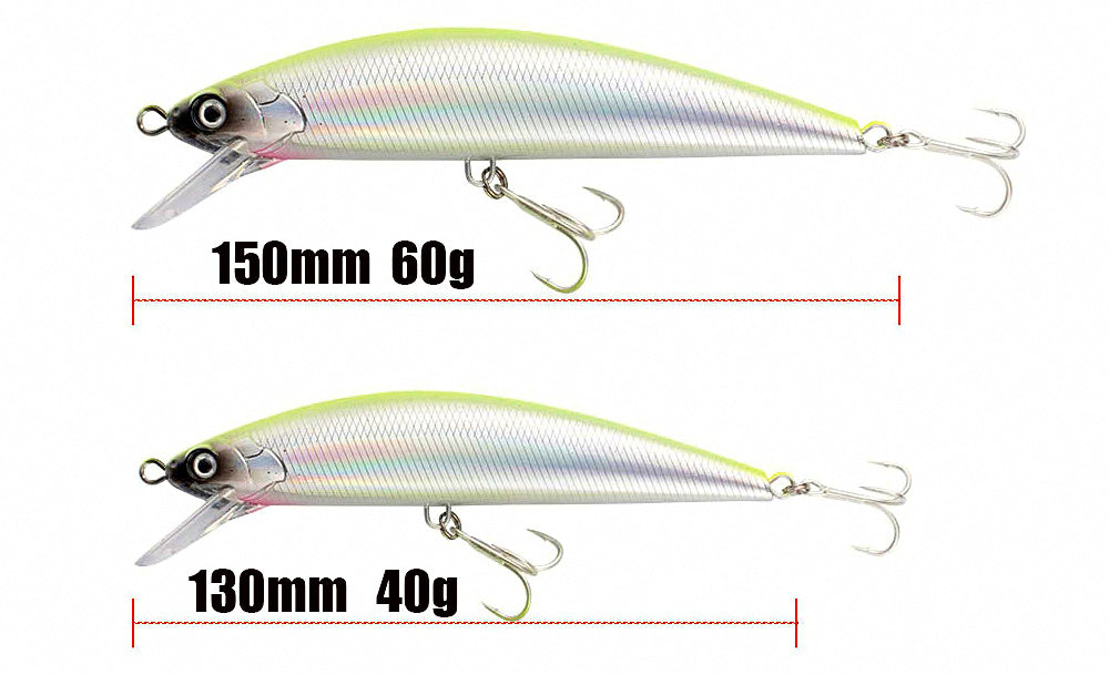 Trolling Minnow Lure, 13–15 cm, 40–60 g (1.4–2.1 oz) – product photo