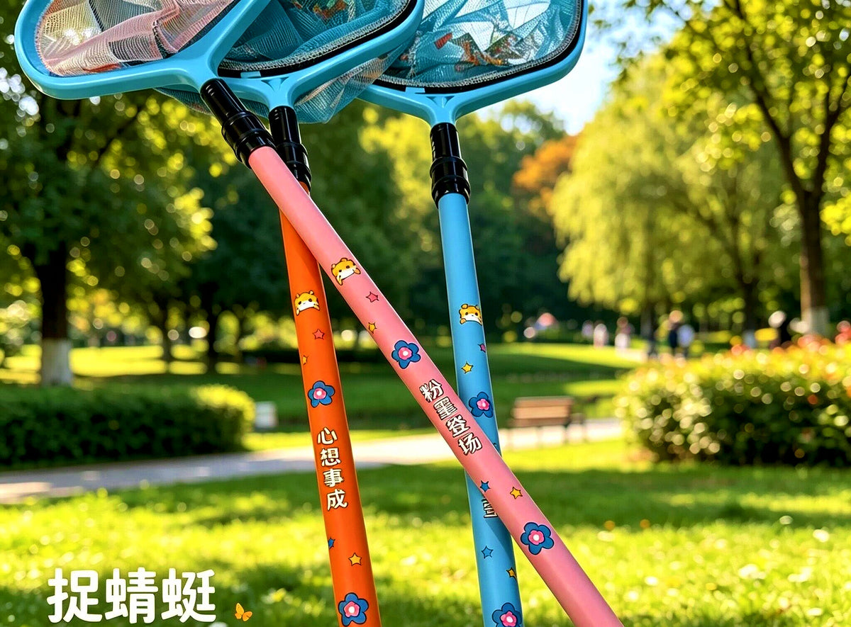 Kids Telescopic Fishing Net, 60–120 cm (24–47 in) Pole – product photo