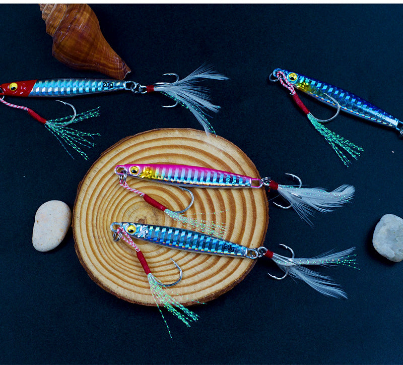 Casting Jig with Treble Hook, 6–25 g (0.2–0.9 oz) – product photo