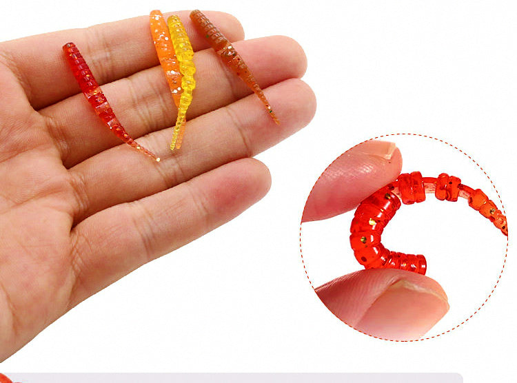 Slow-Sinking T-Tail Micro Bait, 4.2 cm (1.7 in), 20 Pack – product photo