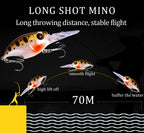 Deep Diving Floating Minnow Lure, 7.5 cm (3 in), 11.7 g (0.41 oz) – product photo