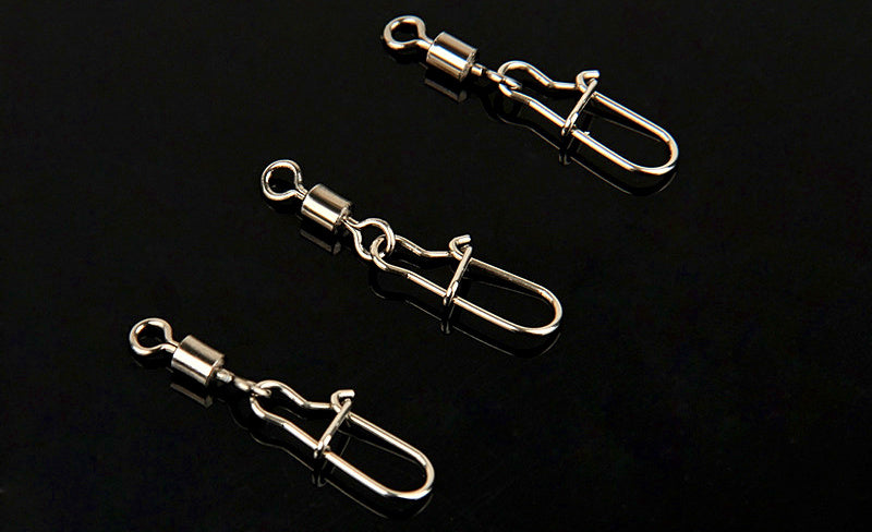 Brass Fishing Snap Connectors, Interlock Snaps, Sizes 2–14 – product photo