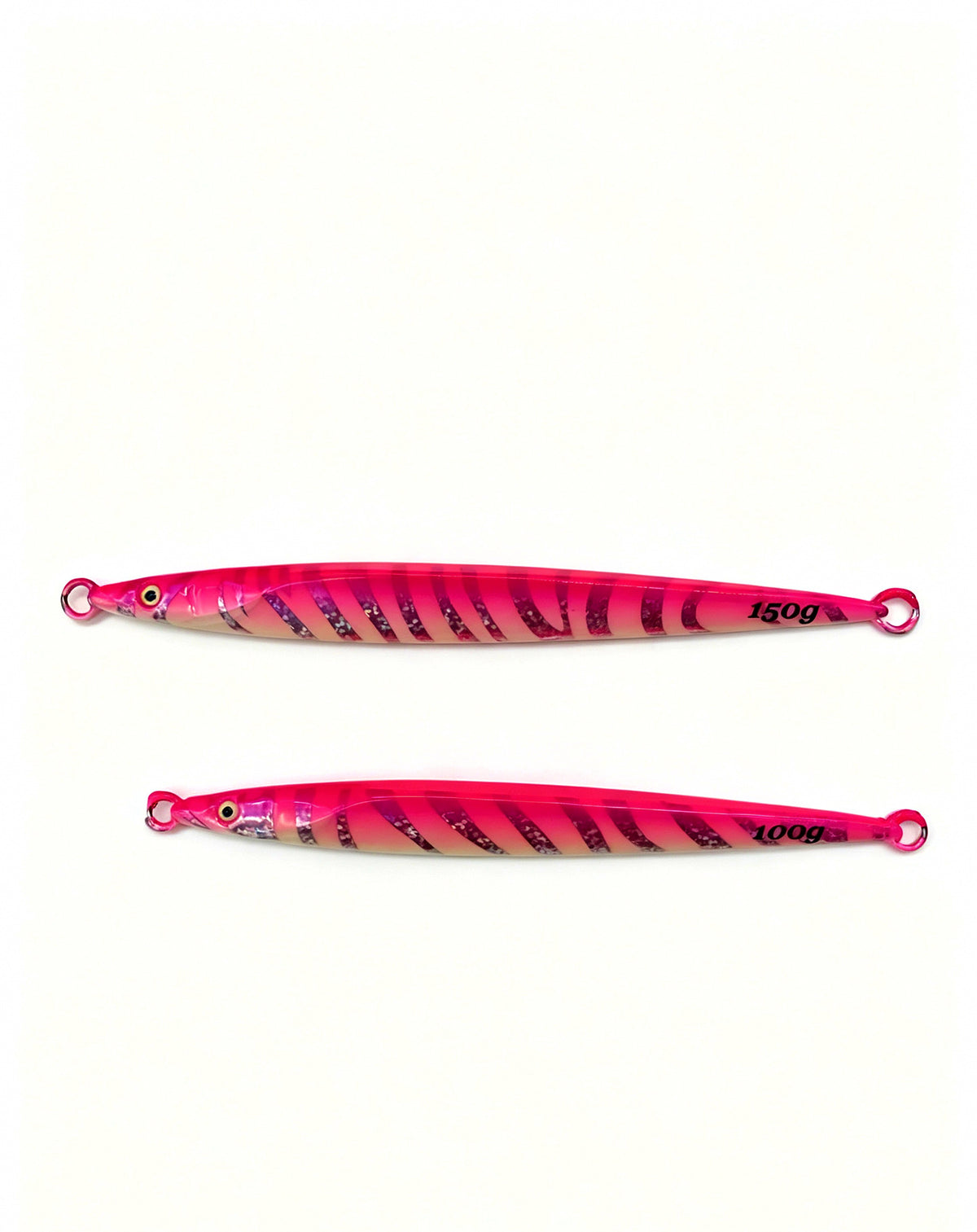 Fast Sinking Glow Stripe Casting Jig, 100–150 g (3.5–5.3 oz) – product photo