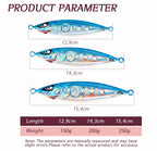 3D Hollow Glow Slow Pitch Jig, 150–250 g (5.3–8.8 oz) – product photo