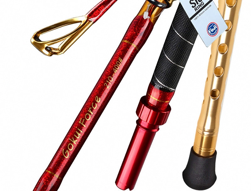 Heavy Fiberglass Boat Rod, Electric Reel, 1.8–2.7 m (5.9–8.9 ft) – product photo