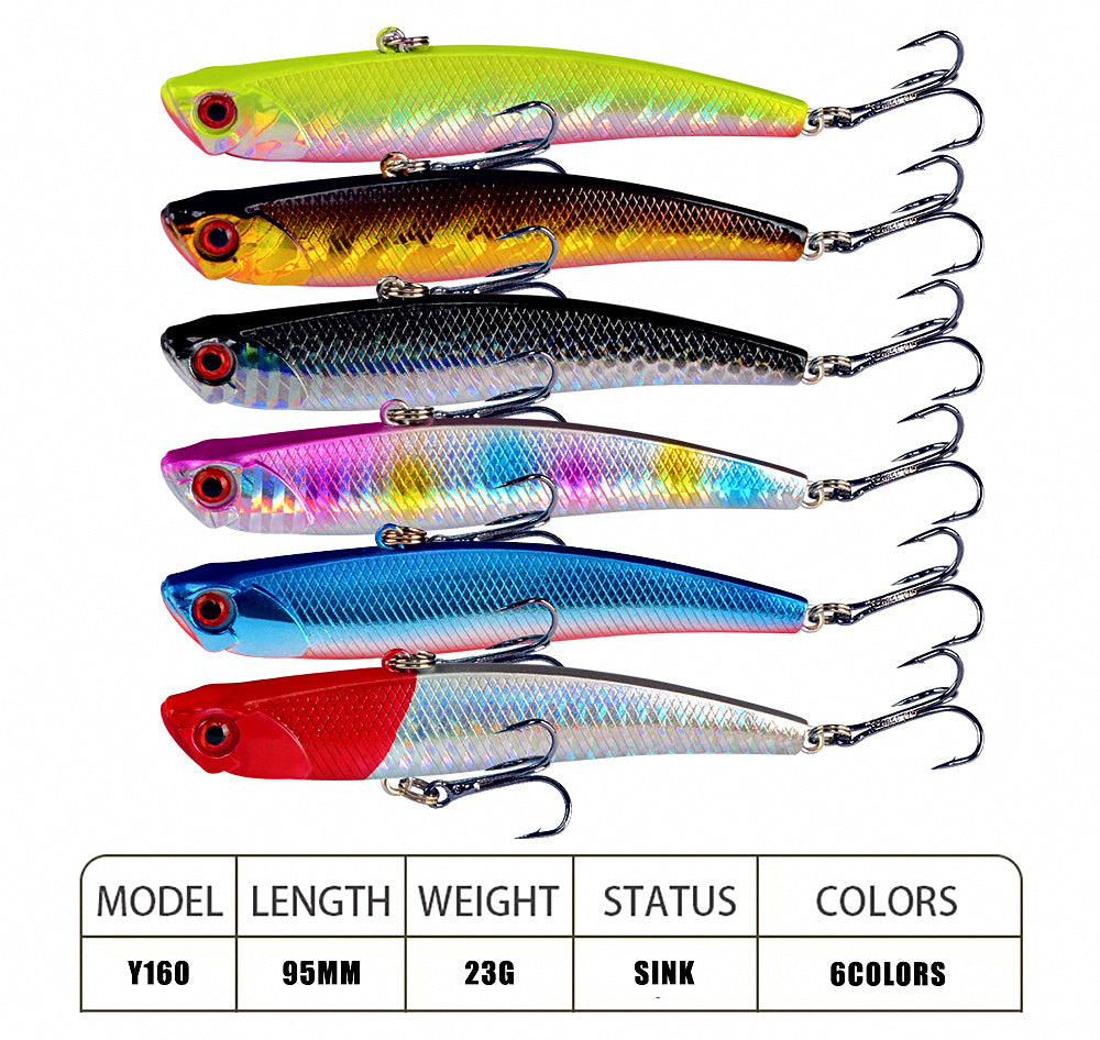 VIB Lipless Crankbait, 9.5 cm (3.7 in), 23 g (0.8 oz) – product photo