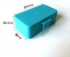 Bait Powder Dipping Box, Plastic, Red or Blue – product photo