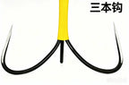 Barbless Carbon Steel Treble Hooks, Size 5–9, 3–20 Pack – product photo
