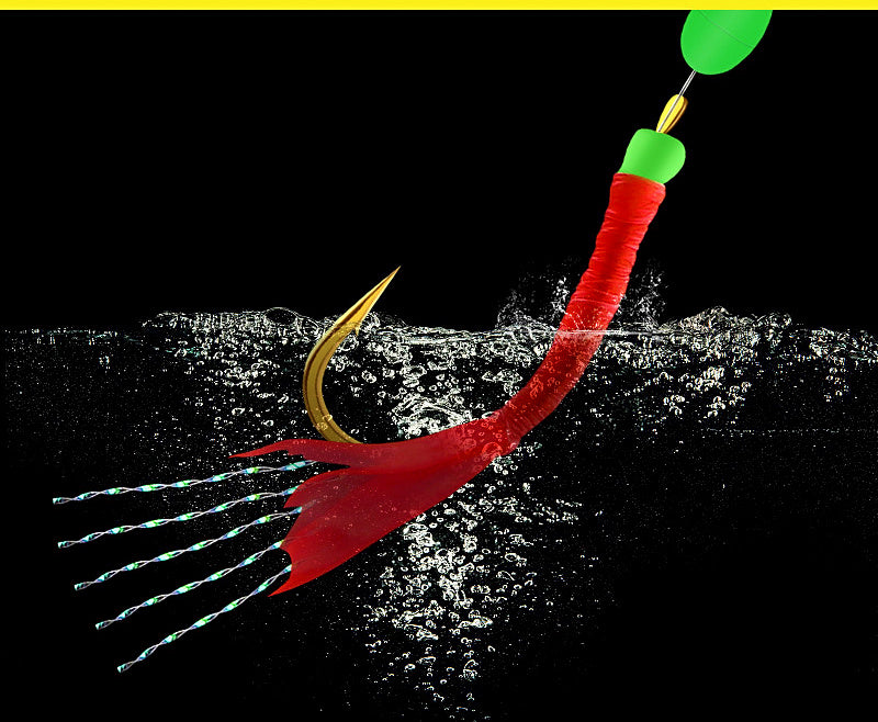 Sabiki-Style Multi-Hook Rig, 6 or 8 Hooks – product photo