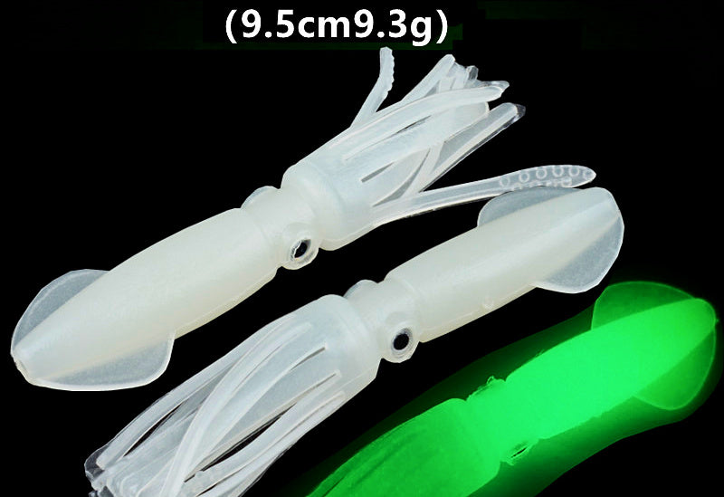 Glow Squid Soft Bait, 9.5 cm (3.7 in), 9.3 g (0.33 oz) – product photo