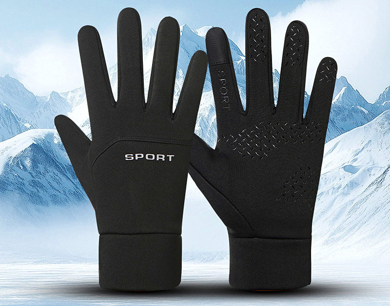 Winter Fleece-Lined Touchscreen Fishing Gloves, Single Glove – product photo