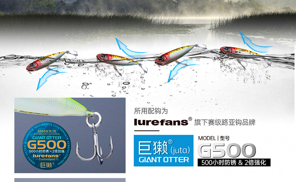 Micro Walk-the-Dog Pencil Lure, 1.7–6.3 g (0.06–0.22 oz) – product photo