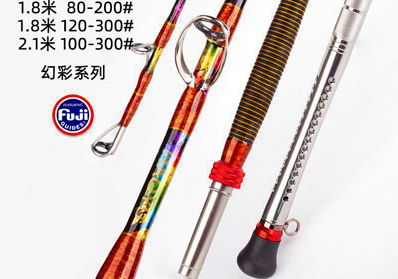 Solid Fiberglass Electric Reel Boat Rod, 1.5–2.1 m (4.9–6.9 ft) – product photo