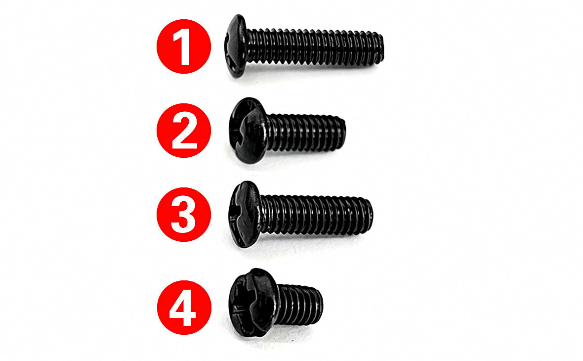 Stainless Steel Reel Frame Screws for Baitcasting Reels – product photo