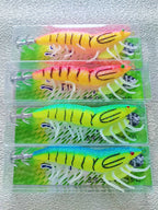 Glow Rattle Squid Jig, Shrimp Egi, 12.3–24 g (0.43–0.85 oz) – product photo