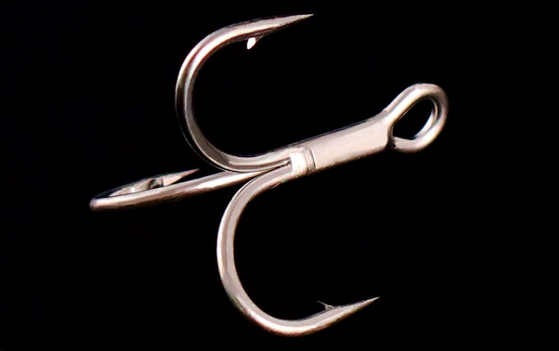 Treble Hooks, 5X Strong, Rust-Resistant, 20 or 50 Pack – product photo