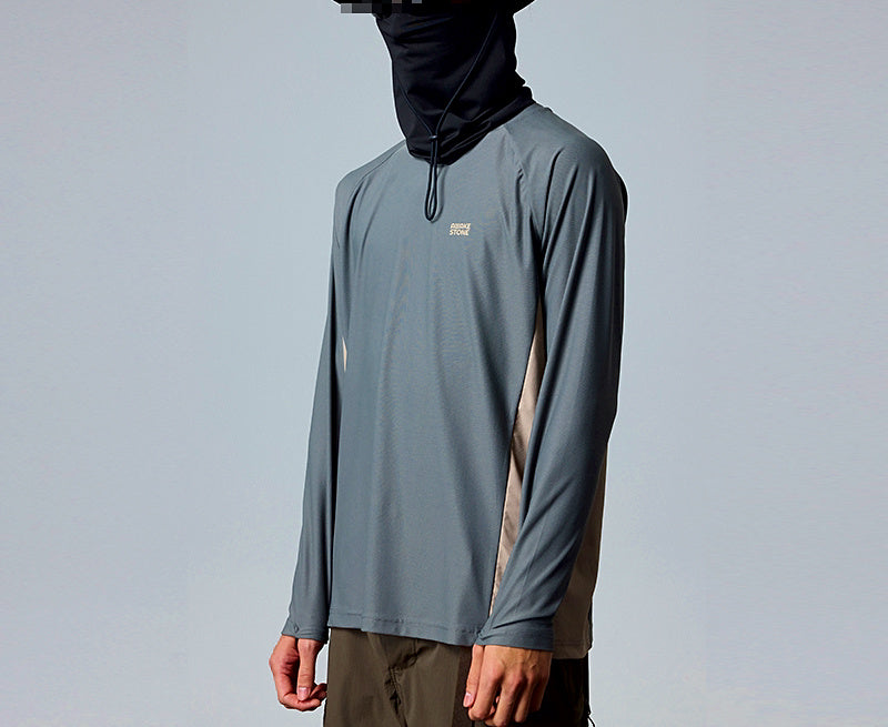 UPF 50+ Long Sleeve Fishing Sun Shirt, Quick-Dry, Unisex – product photo