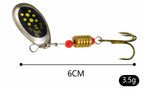Spinner Spoon Lure, 6 cm (2.4 in), 3.5 g (0.12 oz) – product photo