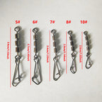 Stainless Steel Snap & Split Ring Connector Set, 50 pcs – product photo