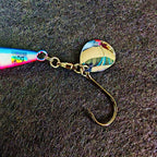 Glow Metal Jig, 30-80 g (1.1-2.8 oz), Pink/Blue Stripe – product photo