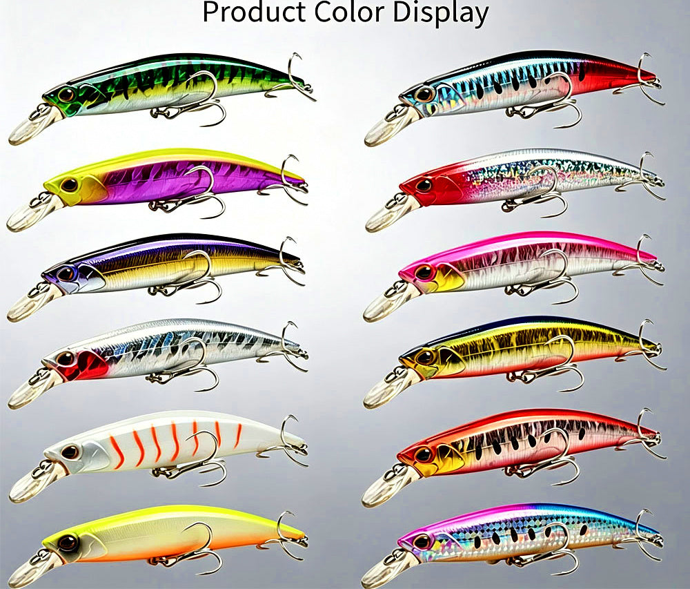 Sinking Minnow Lure, 28 g (1 oz), 12.5 cm (4.9 in) – product photo