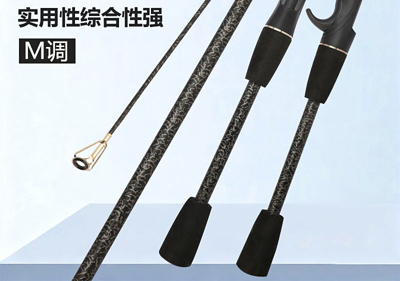 Fiberglass 2-Piece Lure Rod, 1.65–2.4 m (5.4–7.9 ft) – product photo