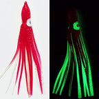 Glow Octopus Skirt Lures, 6/9/12 cm (2.4/3.5/4.7 in) – product photo