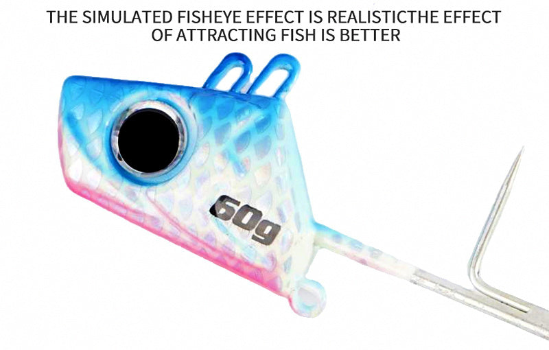 Glow Slow Pitch Jig with Single Hook, 40–100 g (1.4–3.5 oz) – product photo