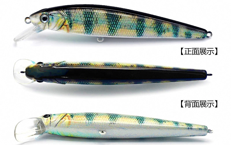 Slow Sinking Minnow Lure with Rattle, 12 g (0.42 oz), 11 cm – product photo