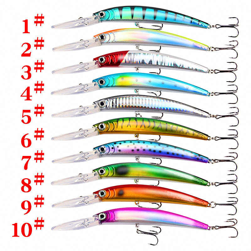 Long Lip Diving Minnow Lure, 15.3 cm (6 in) 16 g (0.56 oz) – product photo