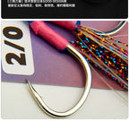 Glow Wire Assist Hooks for Metal Jigs, 1/0–3/0, Single/Double – product photo