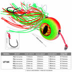 Lead Head Jig with Hook & Streamer, 20–120 g (0.7–4.2 oz) – product photo
