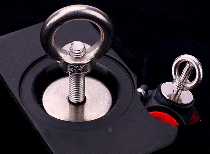 Clamp-On Round Tube Boat Rod Holder Mount, XF101 – product photo