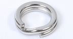 Stainless Steel Split Rings, Flat Wire, Size #1-#6 – product photo