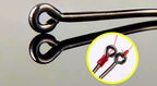 Iseni Barbed Ringed Saltwater Hooks, Bulk Pack, Sizes 1–22 – product photo