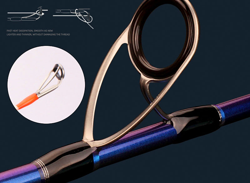 Slow Pitch Jigging Rod, 2-Piece Carbon, 60–200 g (2.1–7.1 oz) – product photo