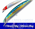 Slow-Sinking Trolling Minnow Hard Bait, 56–84 g (2–3 oz) – product photo
