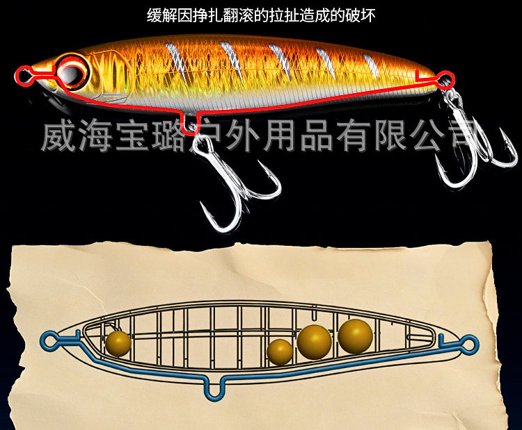 Floating Pencil Lure, 21–44 g (0.74–1.55 oz), Saltwater – product photo
