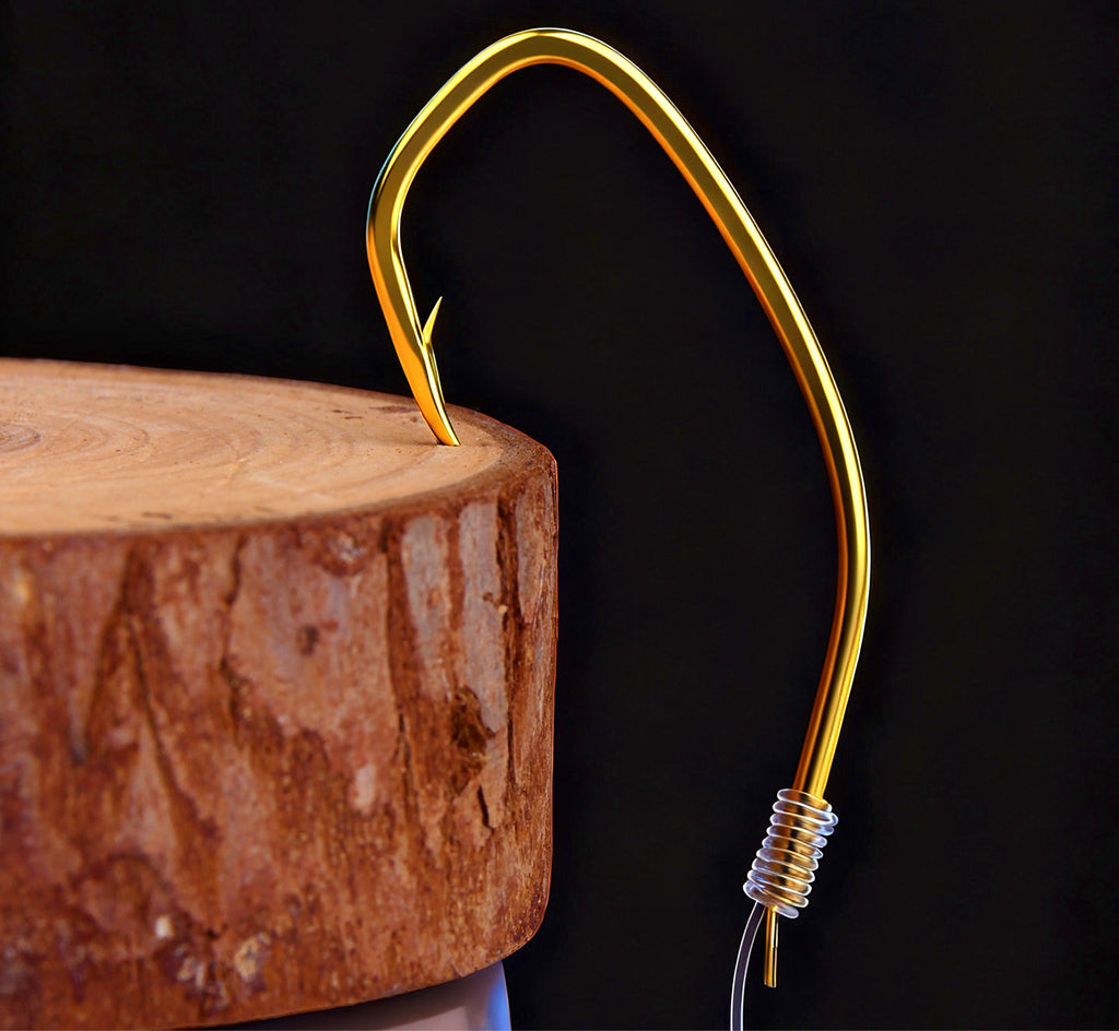 Pre-Tied Single Bass Hooks, Tub Pack, Sizes #16–#28 – product photo