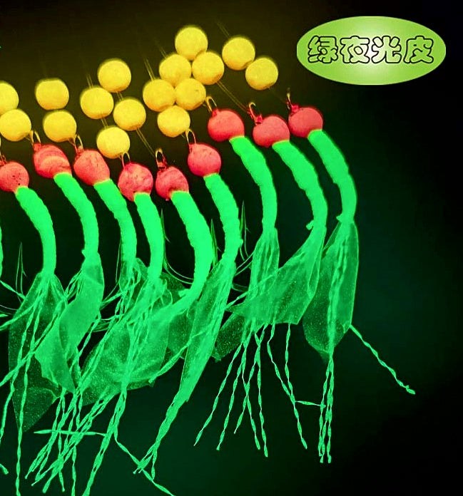 Glow Hook Rigs for Boat Fishing, Croaker & Live Bait Styles – product photo