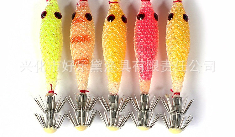 Cloth-Wrapped Squid Jig, Umbrella Hook, 5.5–11 cm (2.2–4.3 in) – product photo