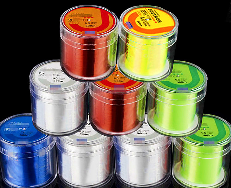 Monofilament Nylon Fishing Line, 100 m & 500 m, Sizes 0.6–12 – product photo