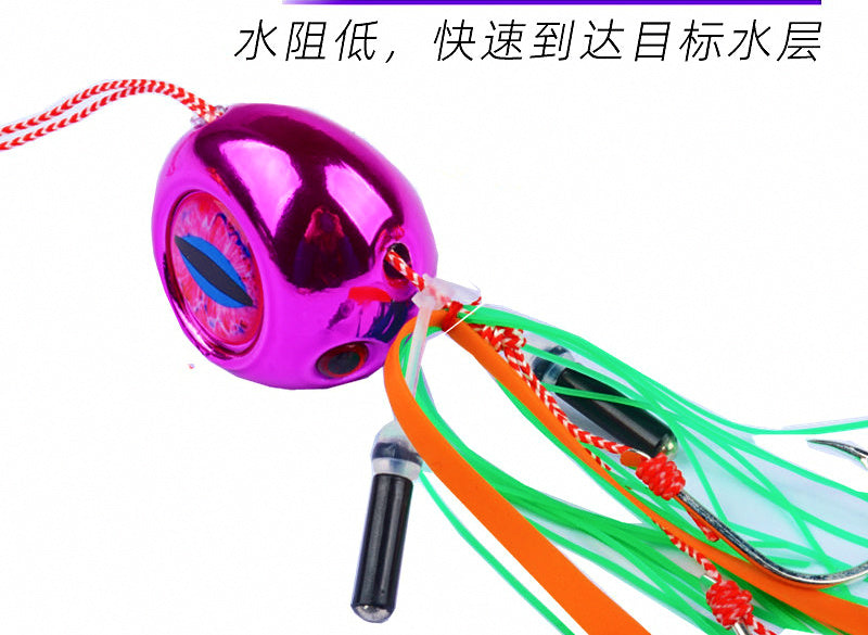 Plated Slow Pitch Jig, 40–200 g (1.4–7.1 oz) – product photo