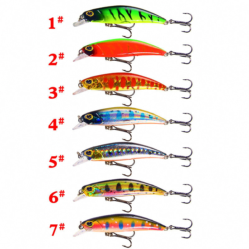 Slow Sinking Minnow Lure, 7 cm (2.8 in) 4 g (0.14 oz) – product photo