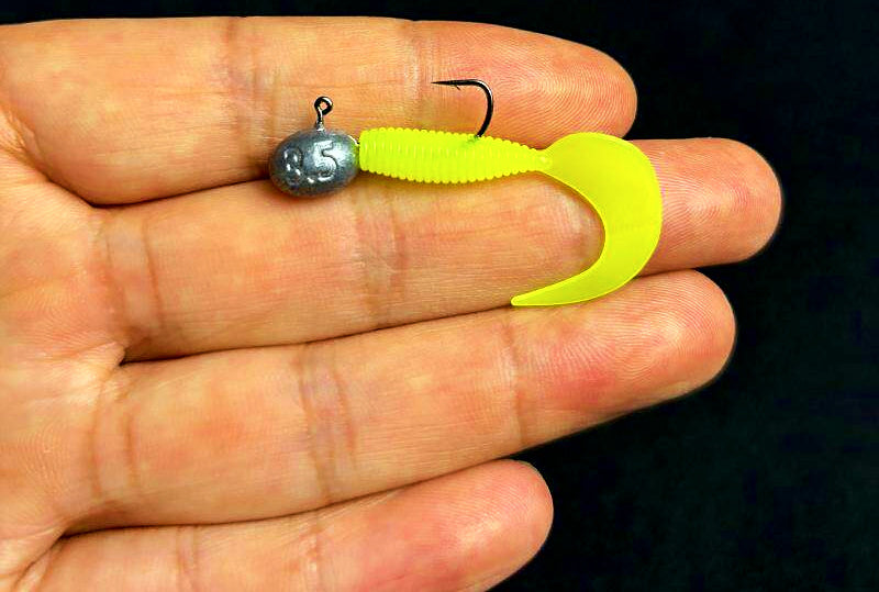 Mini Curl Tail Soft Plastic Grub, 3.5 cm (1.4 in), 20 Pack – product photo