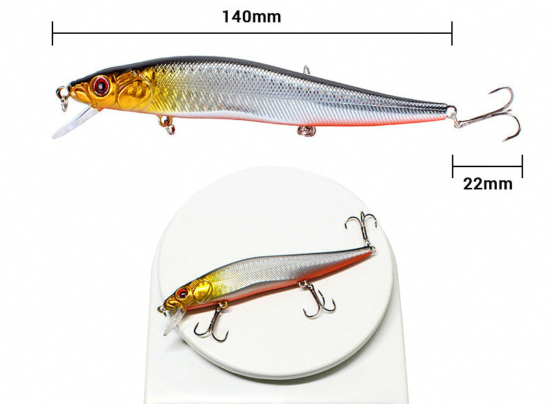 Floating Minnow Lure, 14 cm (5.5 in), 23 g (0.8 oz) – product photo
