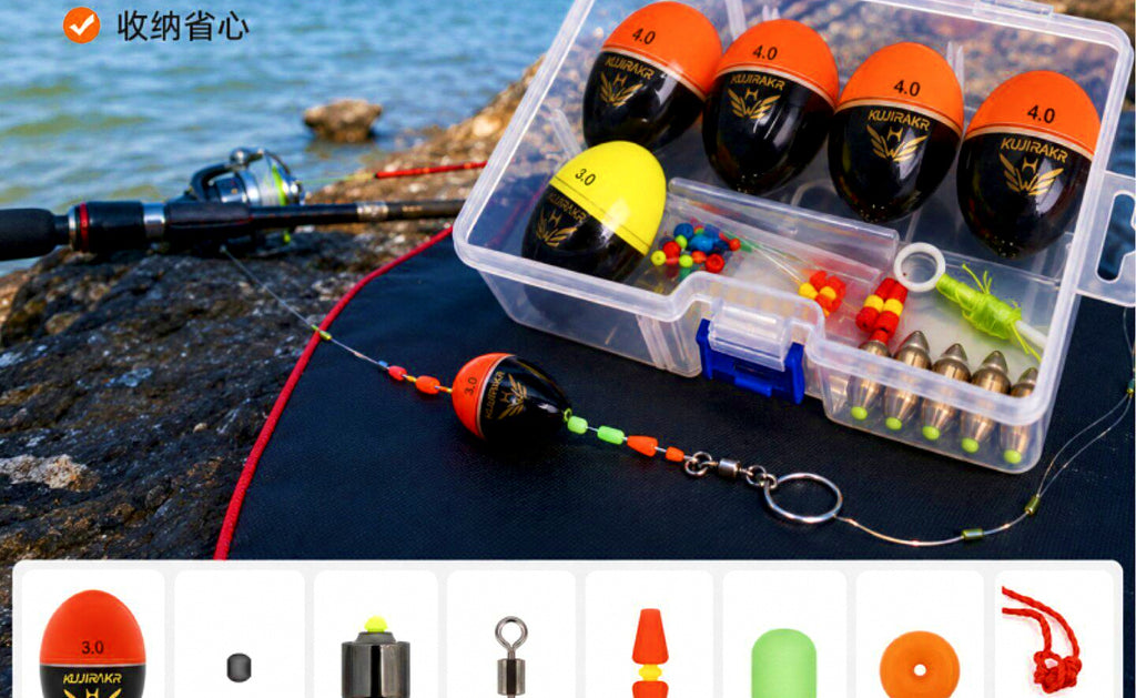 Sea Fishing Float Set, Day & Night Rock Fishing Bobber – product photo