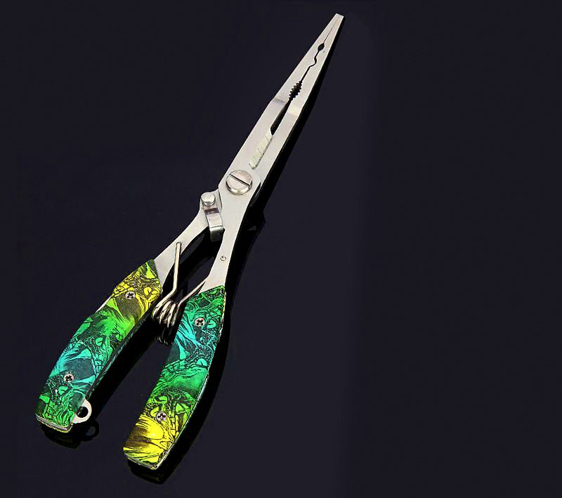 Stainless Steel Straight Nose Fishing Pliers, 16–21 cm (6.3–8.3 in) – product photo