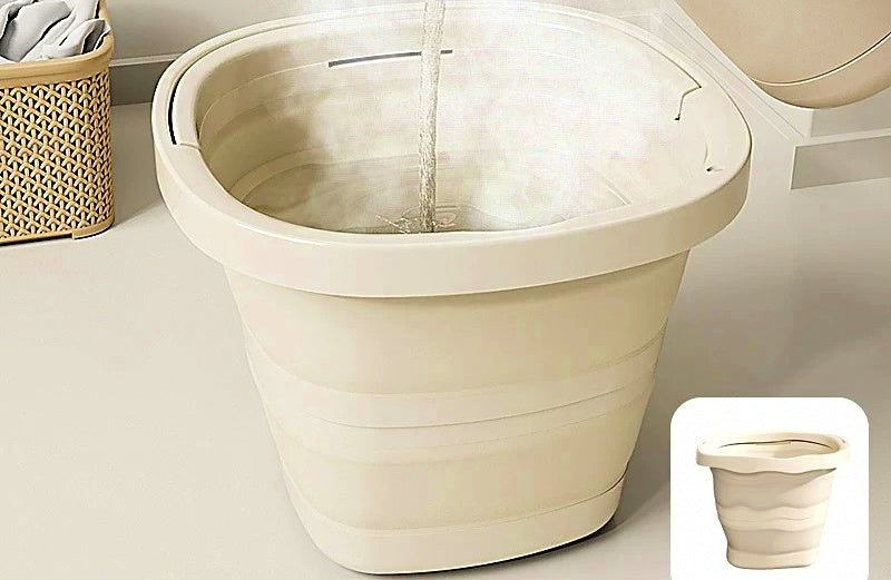 Collapsible Bucket with Handle, 5 L or 10 L (1.3 or 2.6 gal) – product photo