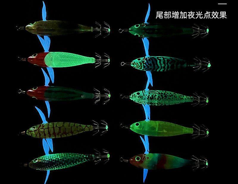 Glow Squid Jig Shrimp Lure, 5.7 g (0.2 oz) – product photo